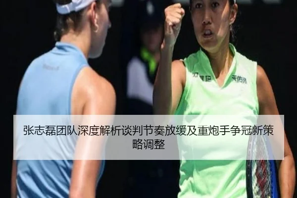 张志磊团队深度解析谈判节奏放缓及重炮手争冠新策略调整
